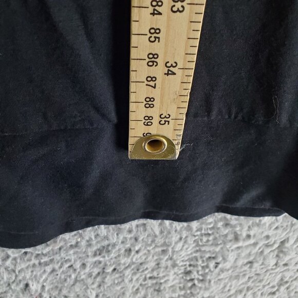 Eileen Fisher Dress Womens Large Black Long Sleeve Relaxed Fit Viscose Stretchy - Picture 5 of 9